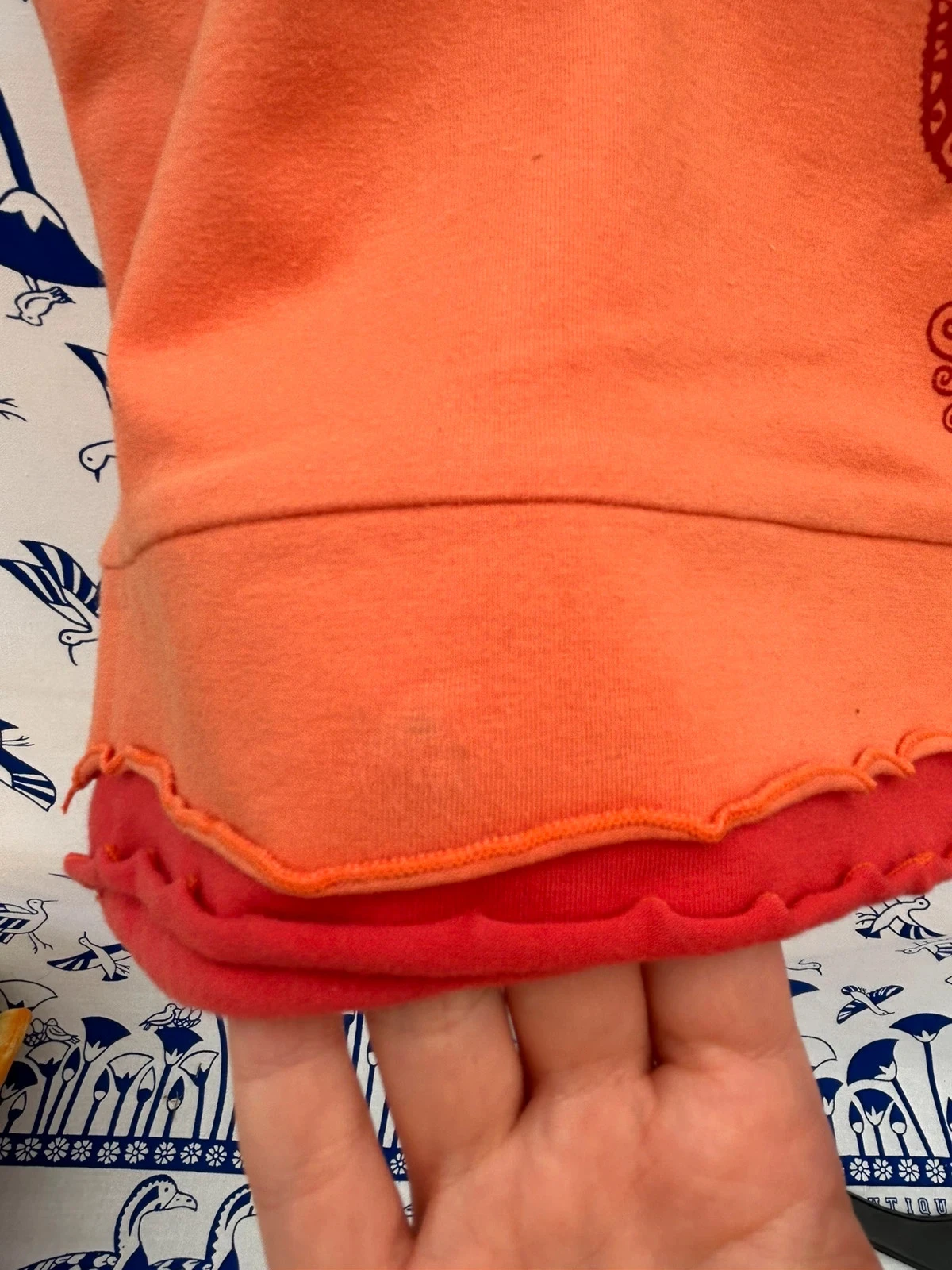 Top sem mangas para menina laranja 23 meses – photo 2